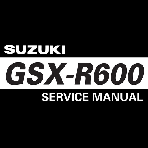 Product picture Suzuki GSX R600 service manual