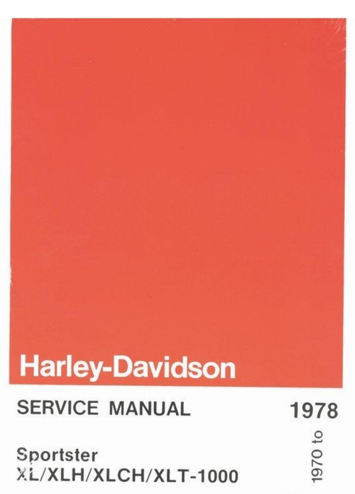 Product picture Harley Davidson1970-78 HD/XL/XLT-1000 service manual